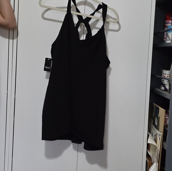 Torrid Black Keyhole Halter, Plus Size 28 - Picture 2 of 4